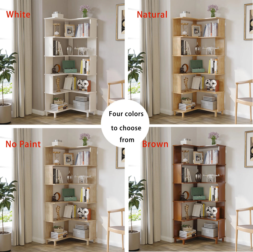 Brown Corner Bookshelf W12428