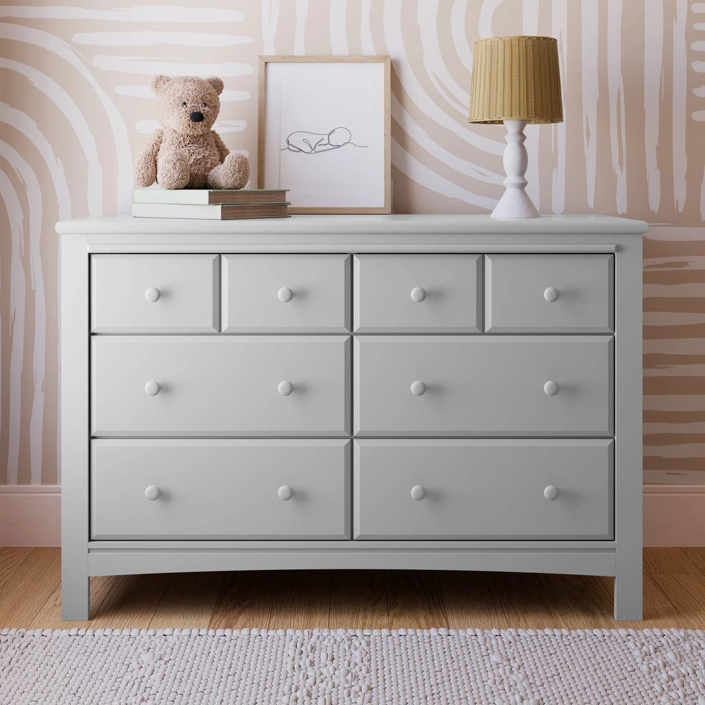 6 Drawer Double Dresser D9394