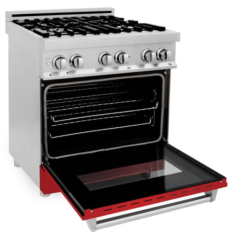 4 Burner Dual Fuel Range Stainless Steel M693