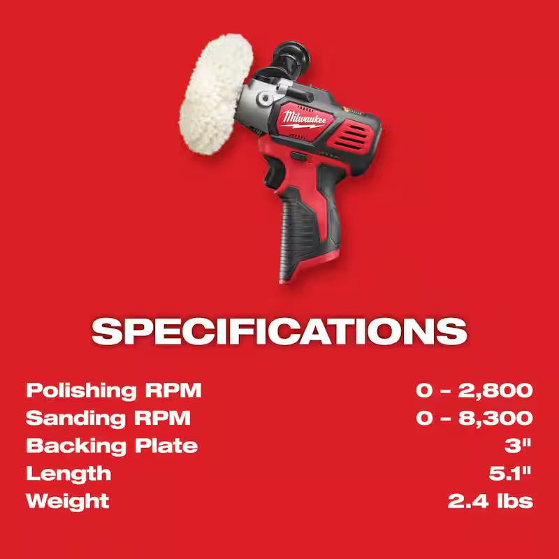 12V Cordless Variable Speed Polisher/Sander Kit I56871