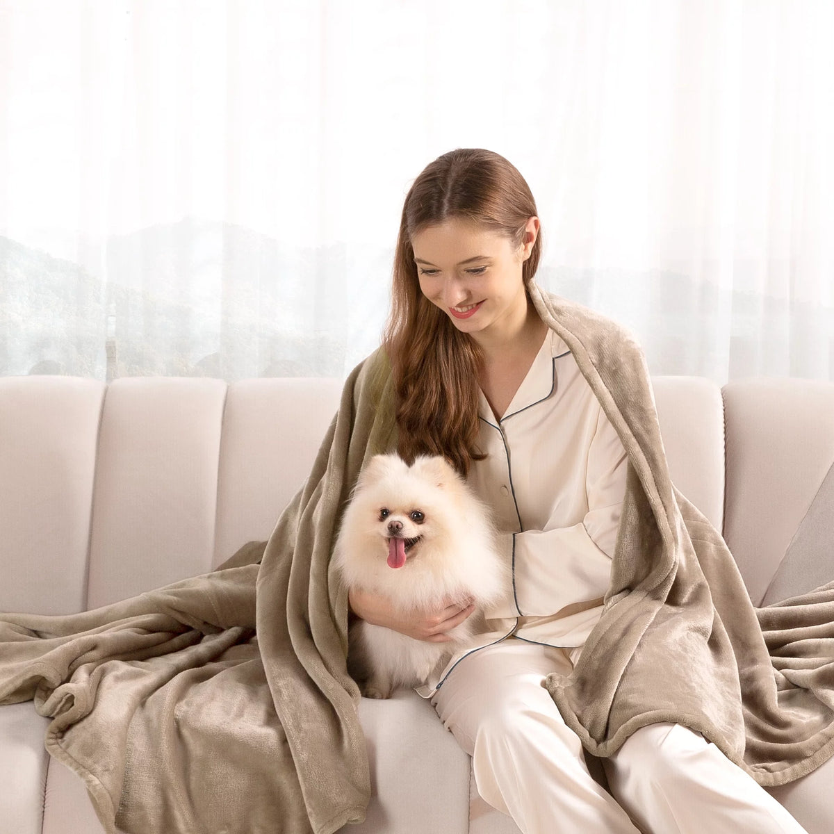 Electric Blanket Full Size Flannel Machine Washable V725