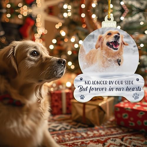 Dog Photo Frame Christmas Ornaments P296827