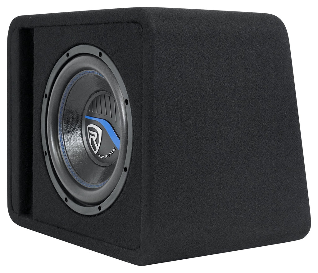 10" 1200w Car Subwoofer + Vented Sub Enclosure + Amp P518045