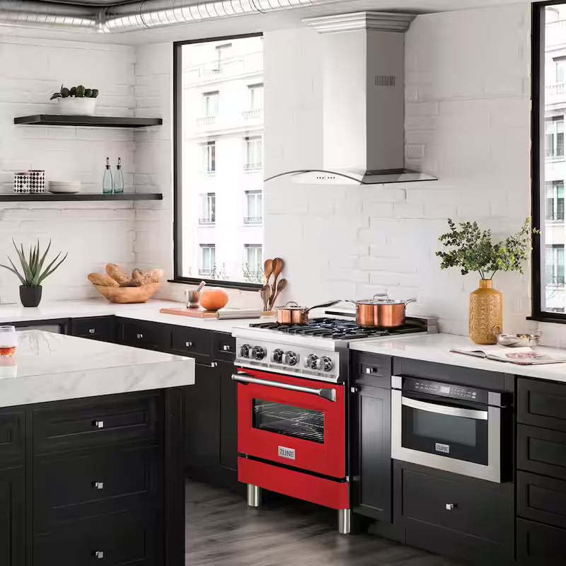 4 Burner Dual Fuel Range Stainless Steel M693