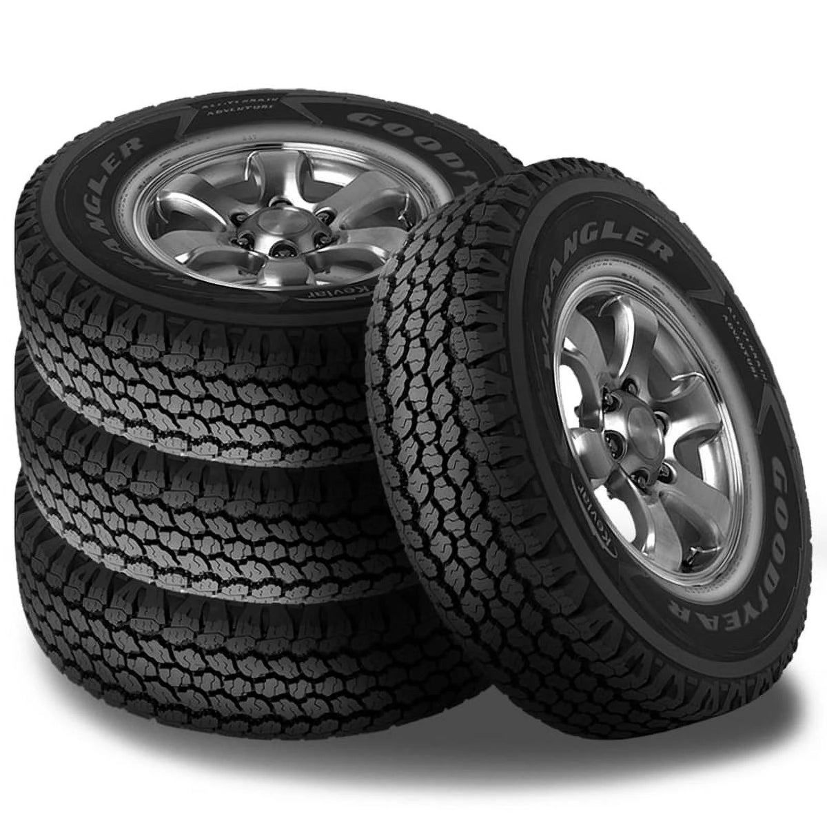Set of 4 All Terrain Truck Tires 255/65R17 S175