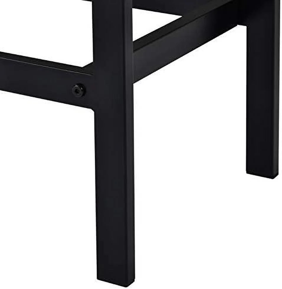 4-Piece Wooden Counter Height Dining Table Set with 3 Stools M21942
