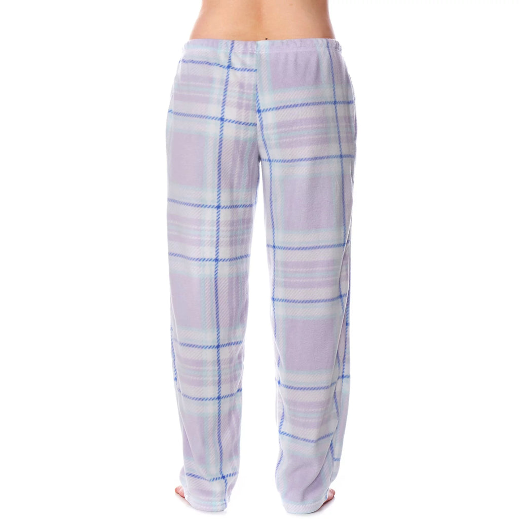 Womens Long Sleeve Fleece Pajama Set V836979