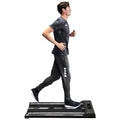 Under Desk Exercise Treadmill with Remote, White and Black Q1494