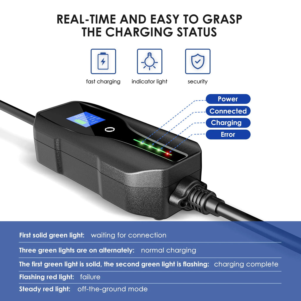 Level 2 16 Amp Portable EV Charger Y734551