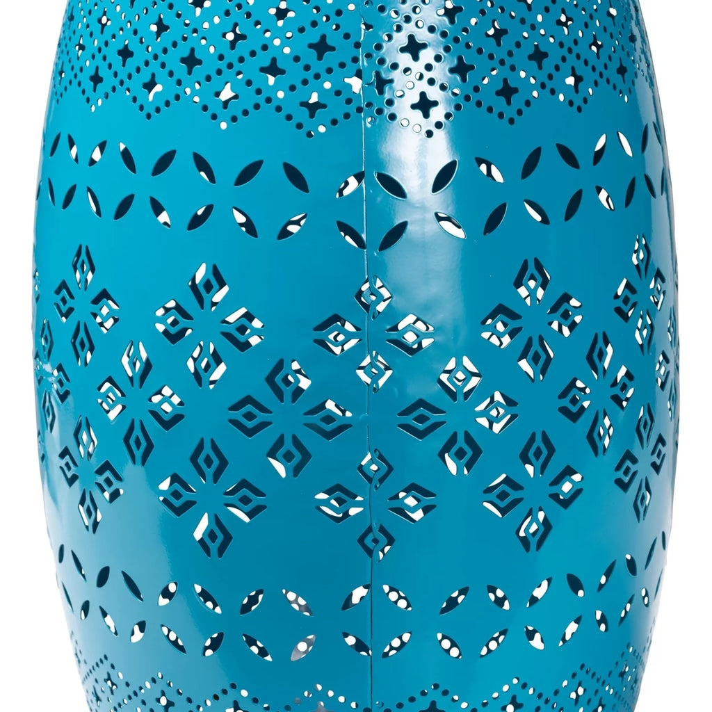 Blue Metal Outdoor Side Table R834