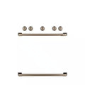 Gas Range Handle and Knob Kit in Brushed Bronze Q7790