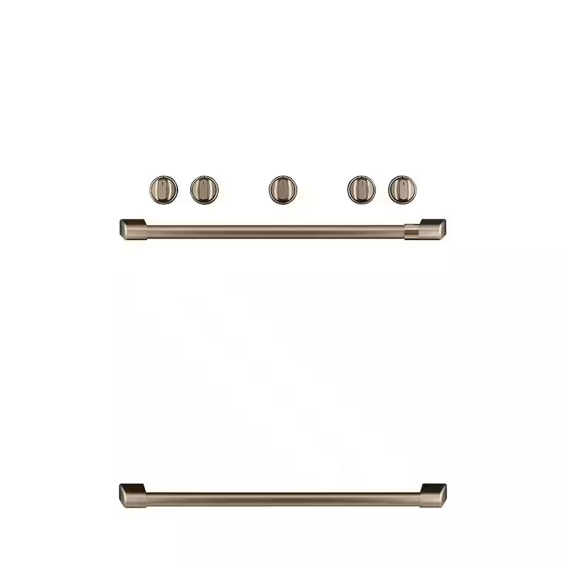 Gas Range Handle and Knob Kit in Brushed Bronze Q7790