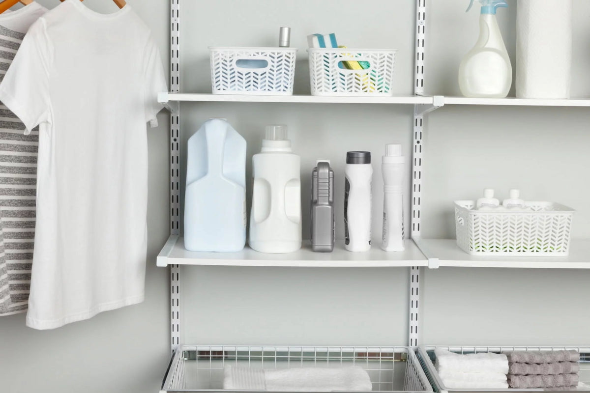 White Hanging Wire Shelf F456456