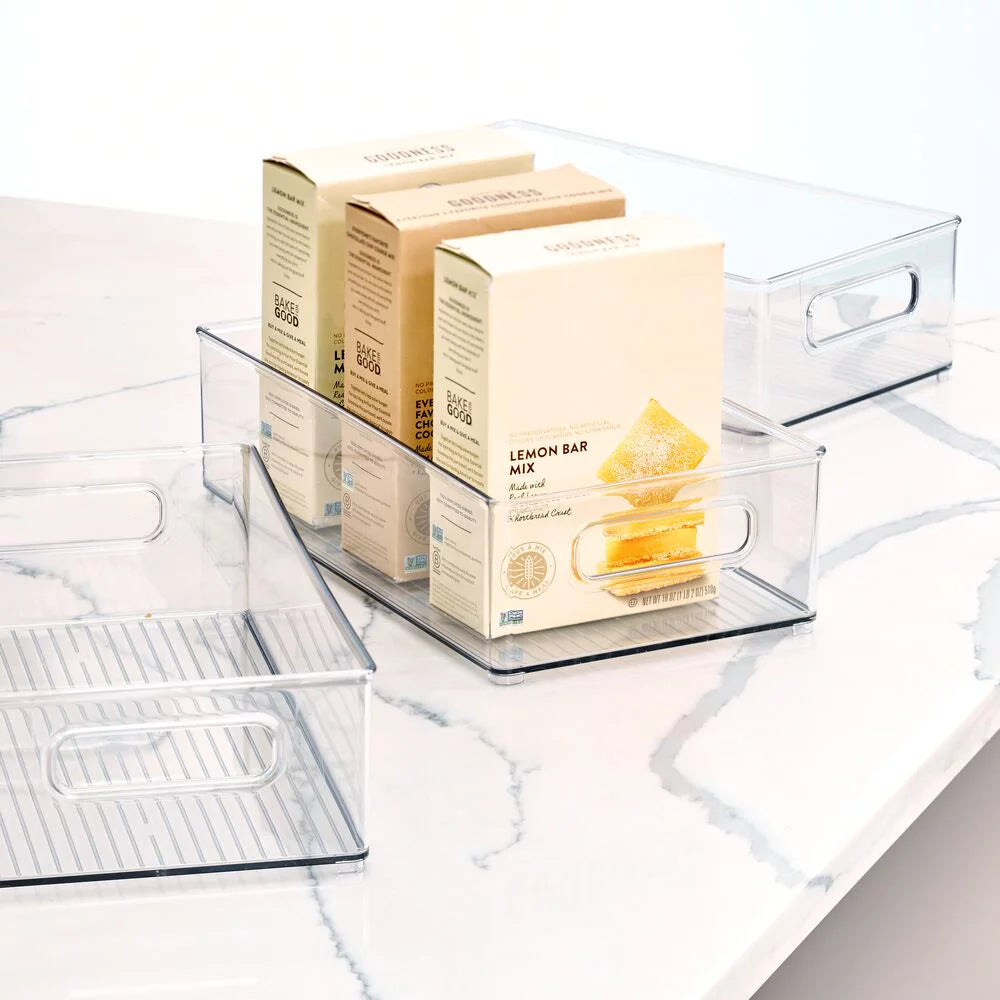 Clear 3 Pack Storage Bins C752073