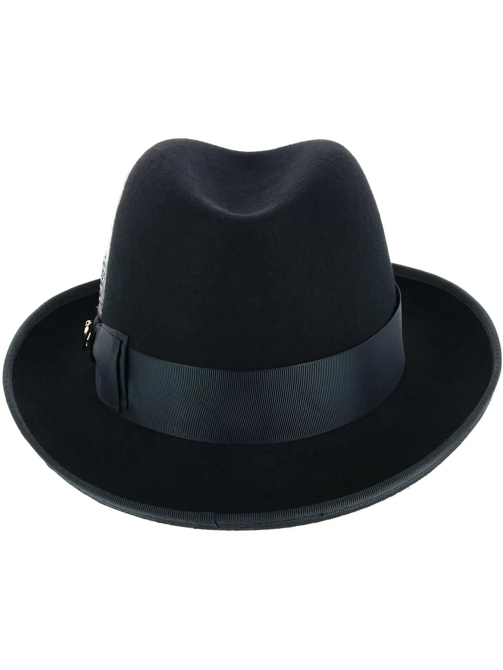 Homburg Hat with Feather Y851