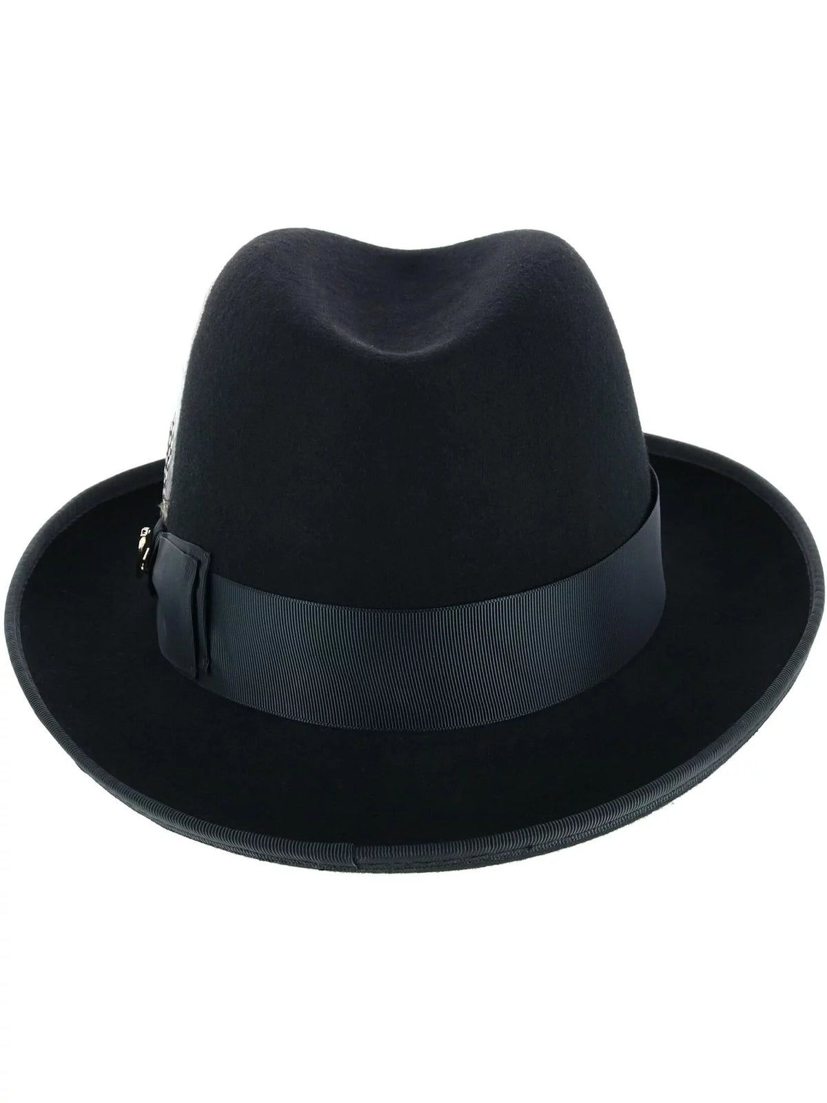 Homburg Hat with Feather Y851