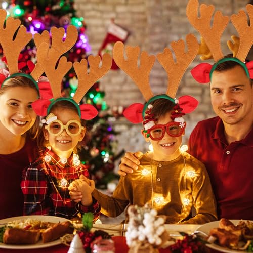 24Pcs Christmas Reindeer Antlers Headband N228946