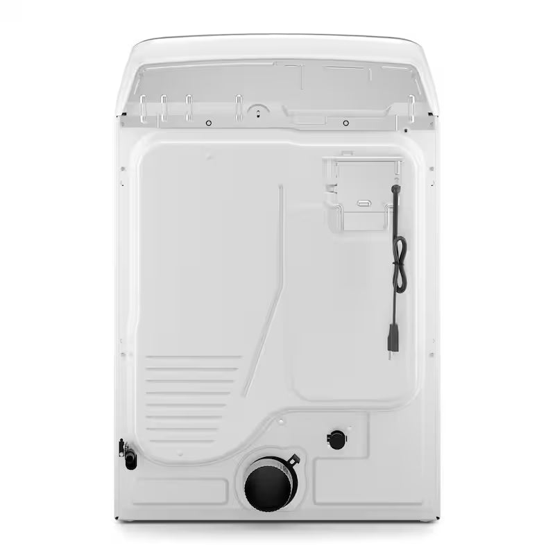 White Gas Dryer with Hamper Door S743
