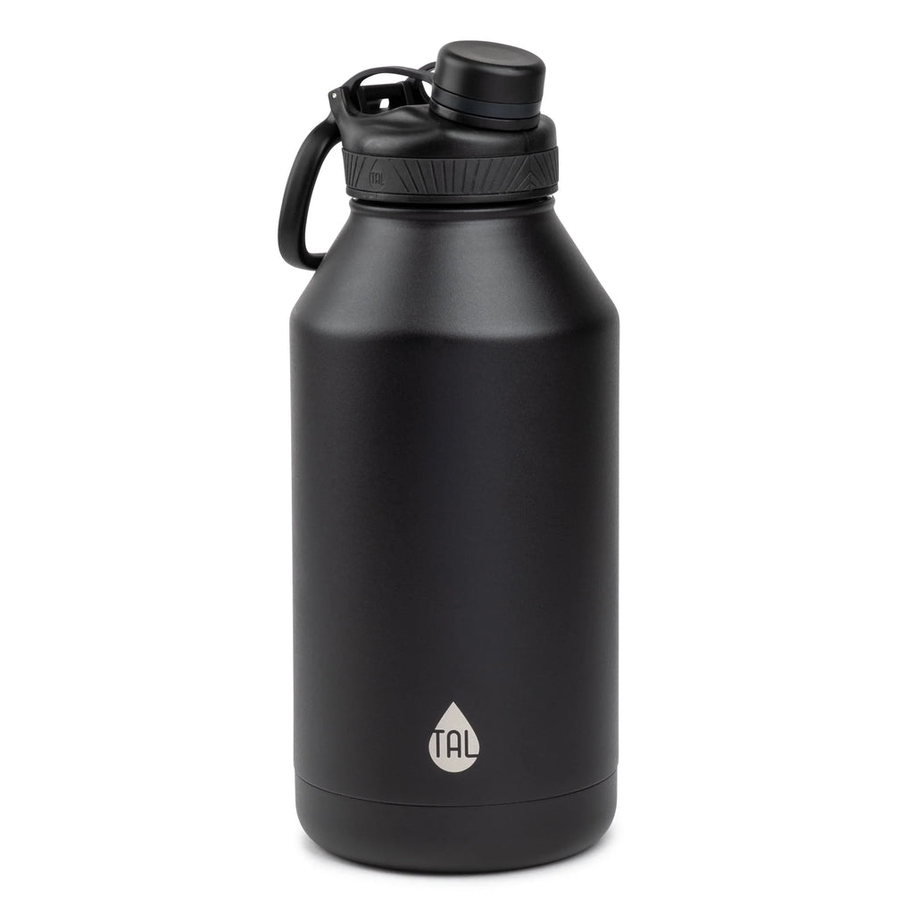 Stainless Steel Water Bottle 64 fl oz, Black R32595