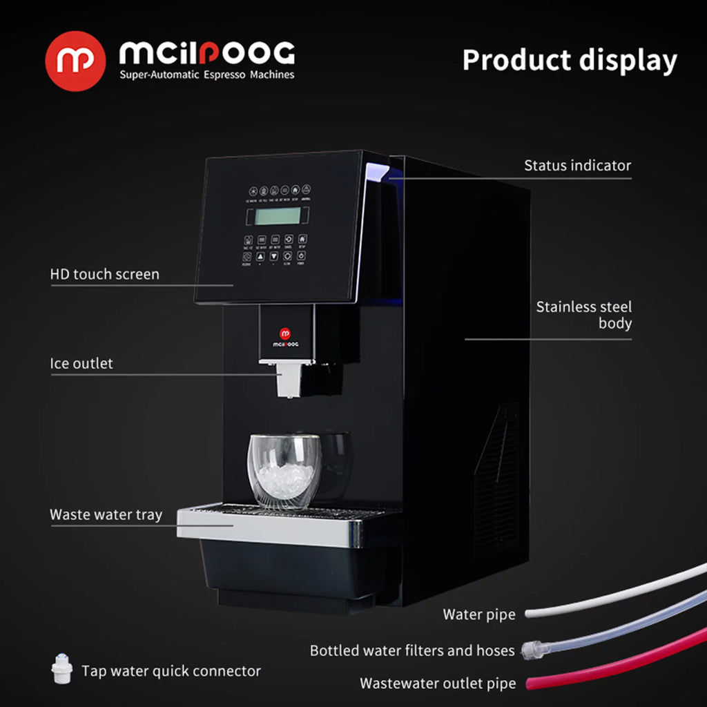 Fully Automatic Stainless Steel Ice Maker L16396