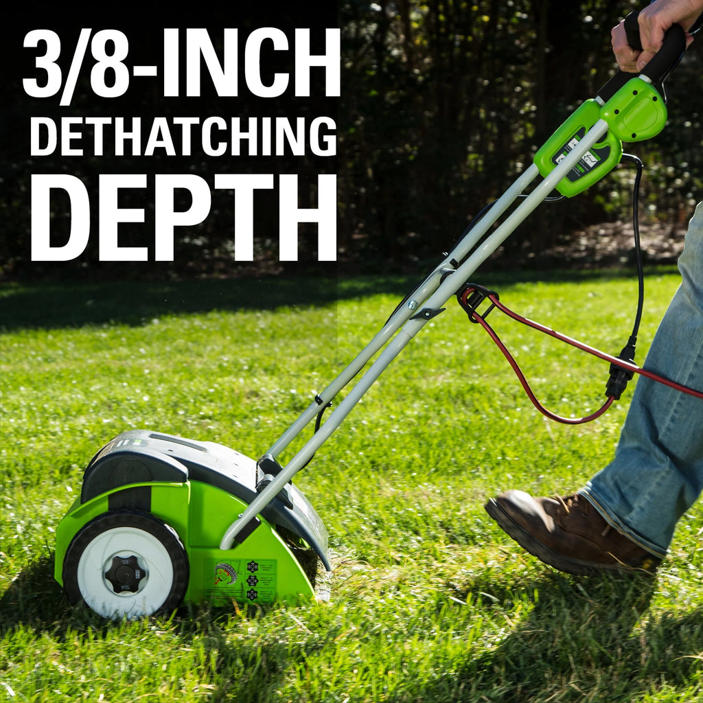 10 Amp 14 Corded Electric Dethatcher Y72841