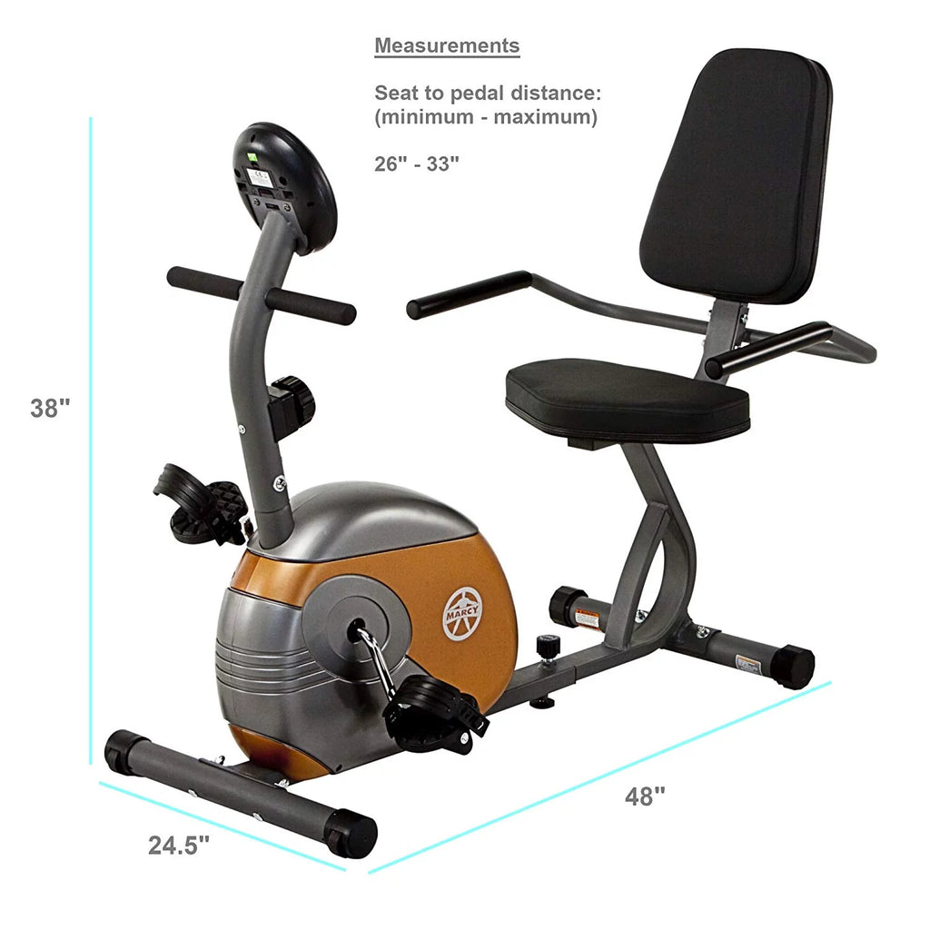 Recumbent Magnetic Exercise Bike B7302