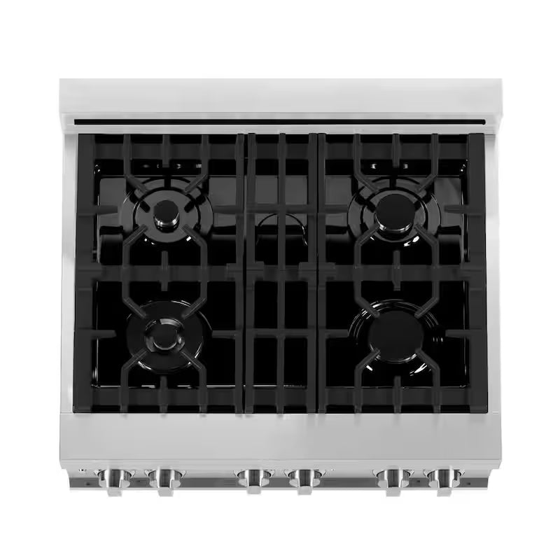 4 Burner Dual Fuel Range Stainless Steel M693