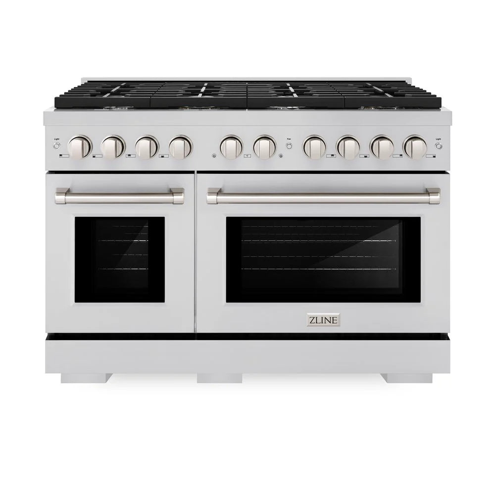 48” Gas Range with Convection Oven and 8 Burners in Stainless Steel F711610