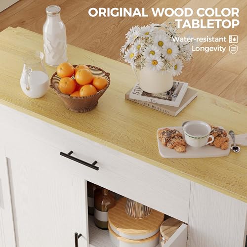 47.2in Rolling Kitchen Island with Drop Leaf W138