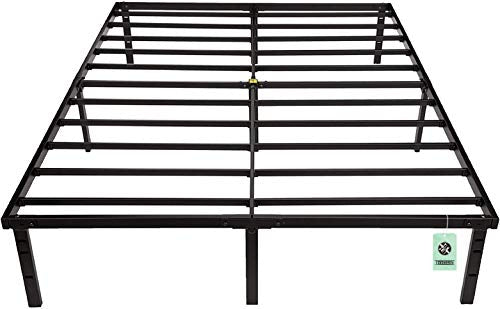 Full Size Black Steel Platform Bed Frame T162070