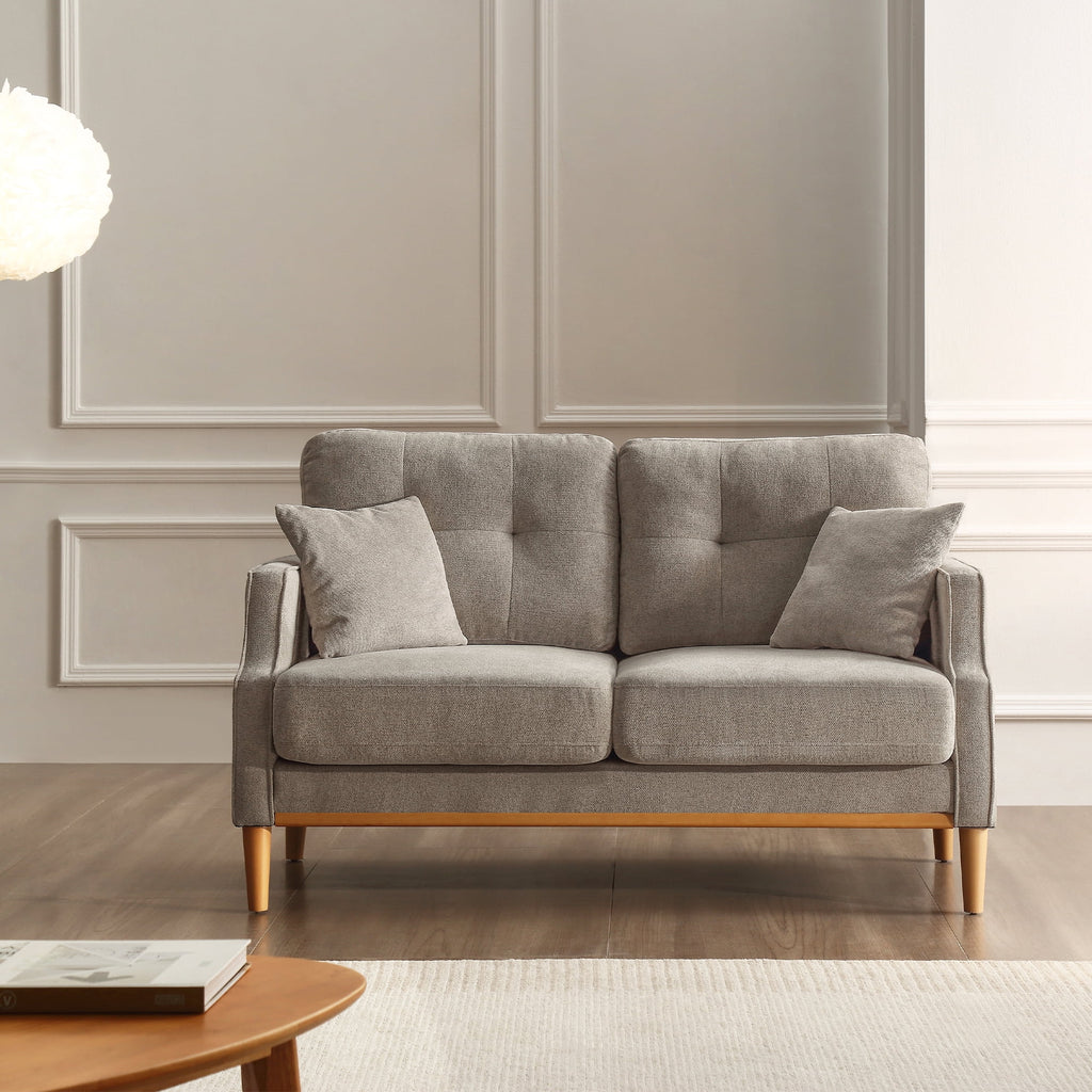2 Seater Waterproof Fabric Loveseat Sofa J43436