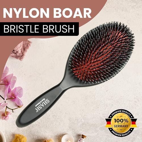 Nylon Boar Bristle Brush for Normal to Thick Hair U6338