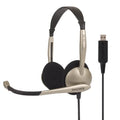 USB Headset with Mic Noise Reduction Foam Ear Cushions J15025