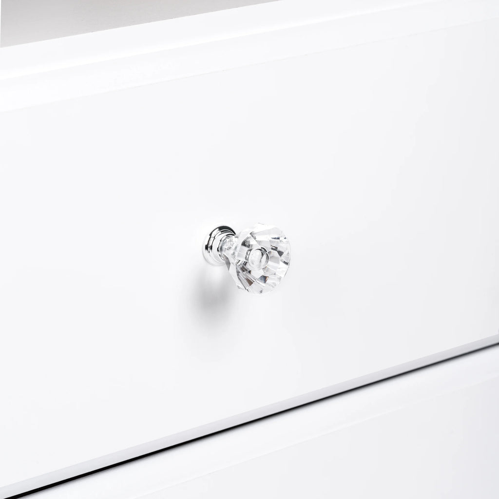 White 6 Drawer Wooden Dresser B546
